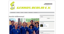 Desktop Screenshot of gekkos-berlin.de