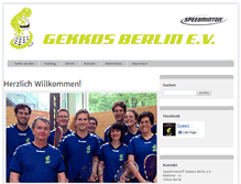 Tablet Screenshot of gekkos-berlin.de